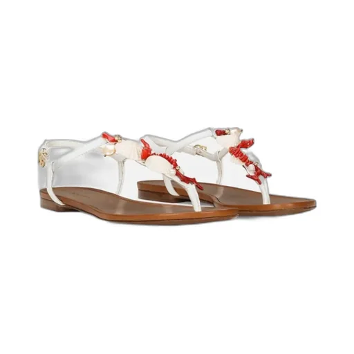 Embellished Thong Sandals