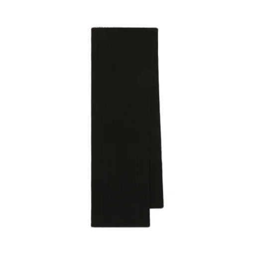 Logo-Patch Knitted Scarf