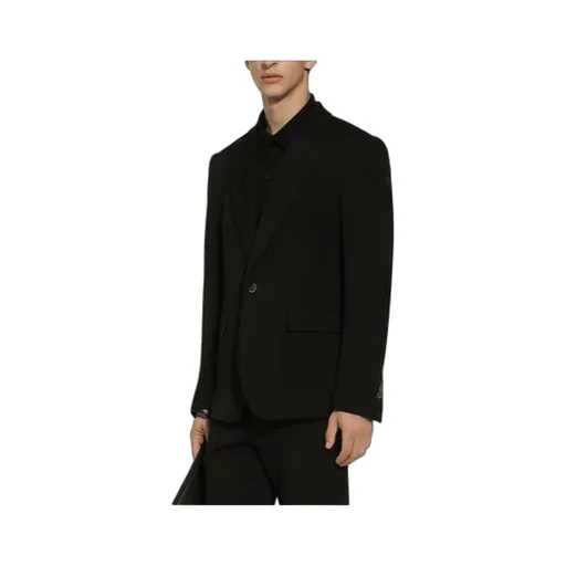 Peak Lapel Single-Breasted Jacket