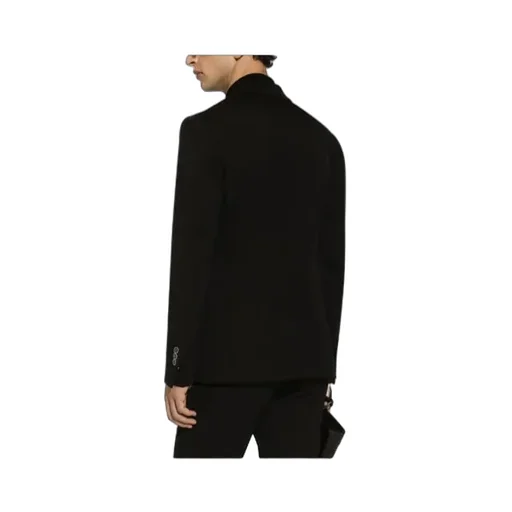Peak Lapel Single-Breasted Jacket
