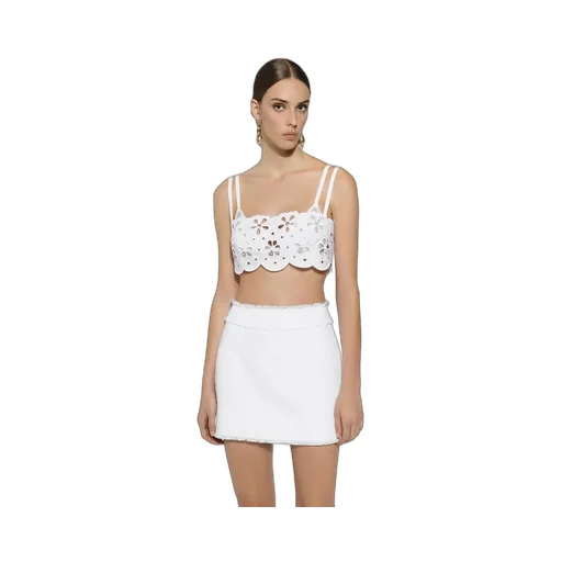 Cut-Out Detailed Lace Top