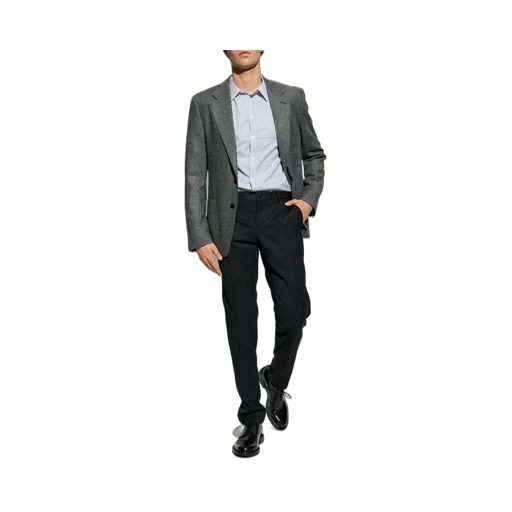 Single-Breasted Straight Leg Jacket