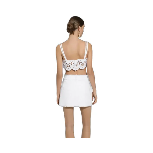 Cut-Out Detailed Lace Top