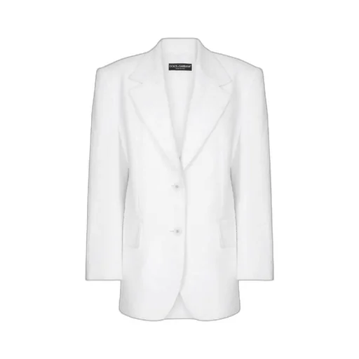 Single-Breasted Raschel Tweed Jacket