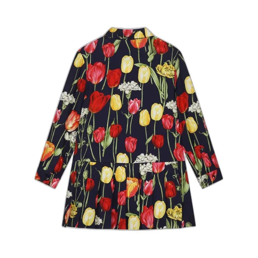 Tulip Printed Viyella Dress