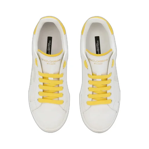 Portofino Dg Logo Perforated Sneakers