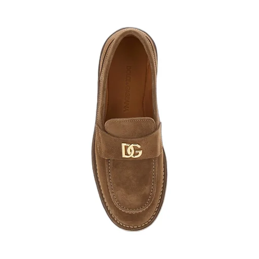 Logo Plaque Loafers