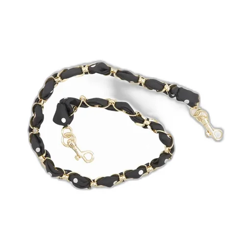 Polka Dot Printed Chain-Link Bag Strap