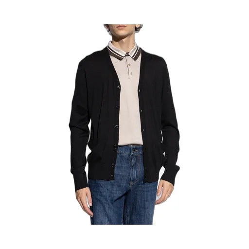Logo Embroidered Cardigan