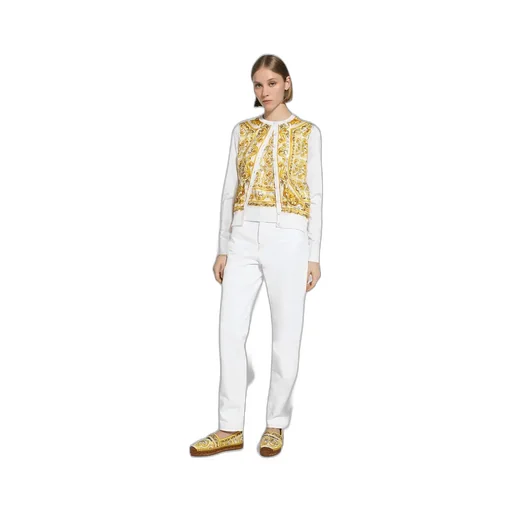 Majolica-Printed Cardigan