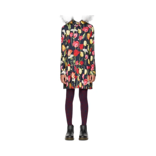 Tulip Printed Viyella Dress