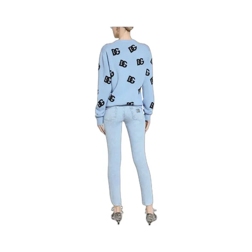 Dg Logo Intarsia Knitted Jumper