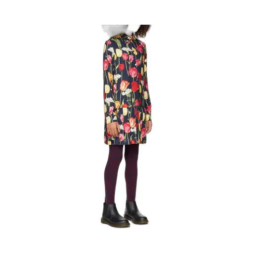 Tulip Printed Viyella Dress