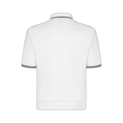 Stripe Detailed Knitted Polo Shirt