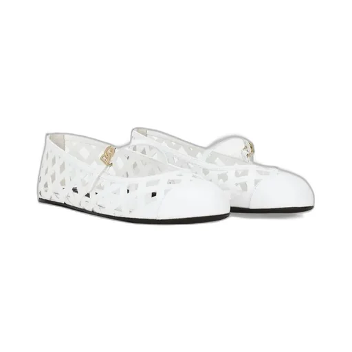 Openwork Ballet Flats