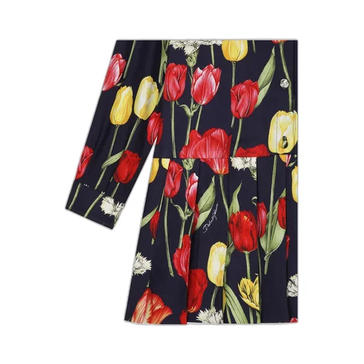 Tulip Printed Viyella Dress