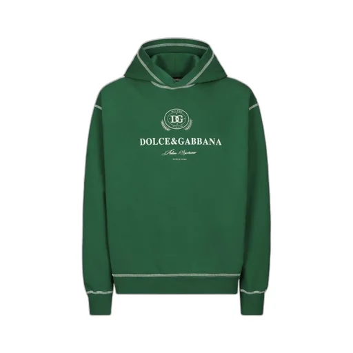 Logo Printed Jersey Hoodie
