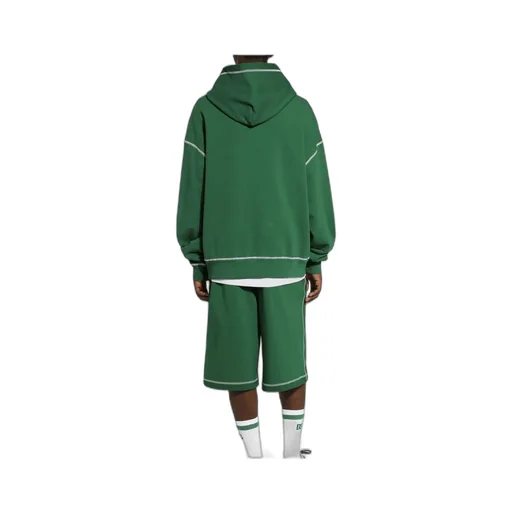 Logo Printed Jersey Hoodie