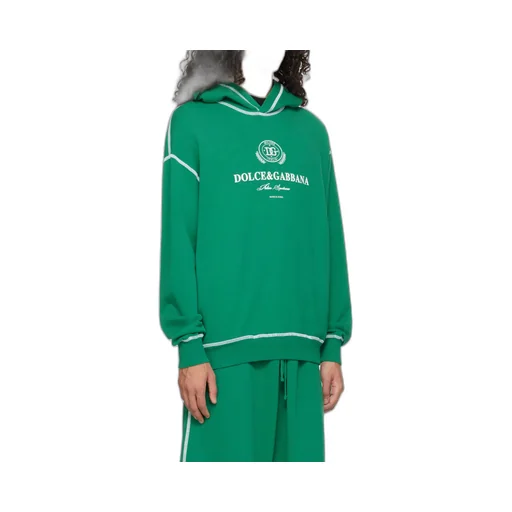 Logo Printed Jersey Hoodie