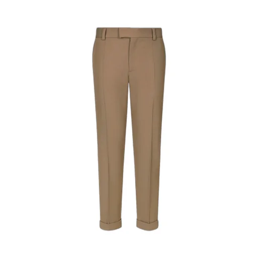 Pressed-Crease Tapered Trousers