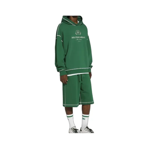 Logo Printed Jersey Hoodie