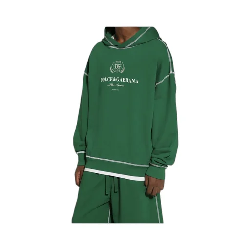Logo Printed Jersey Hoodie