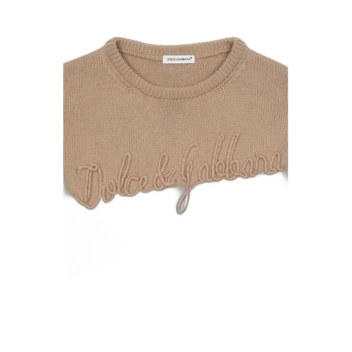 Logo Embroidered Knitted Pullover