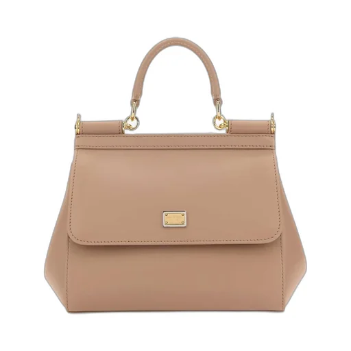 Fold-Over Top Handle Bag