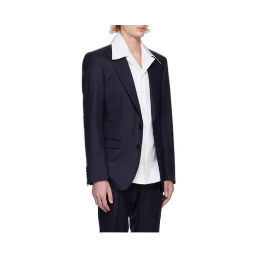Single-Breasted Long-Sleeved Jacket