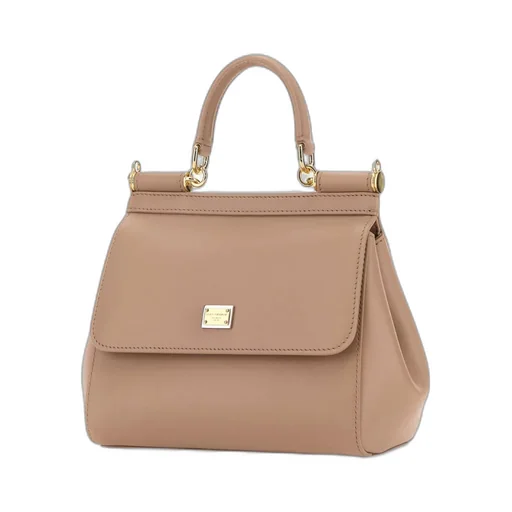 Fold-Over Top Handle Bag