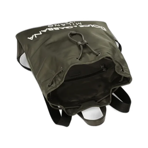 Logo Printed Drawstring Backpack