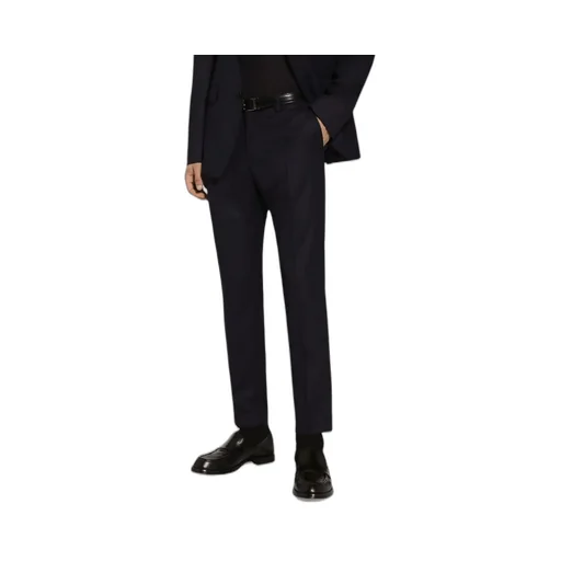 Straight-Leg Virgin Wool Trousers