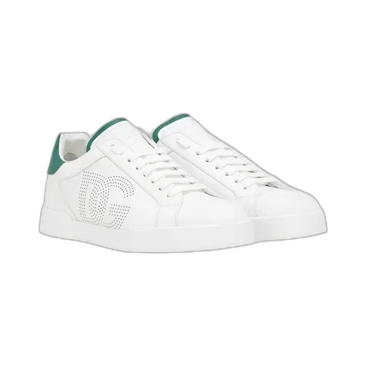 Portofino Dg Logo Perforated Sneakers