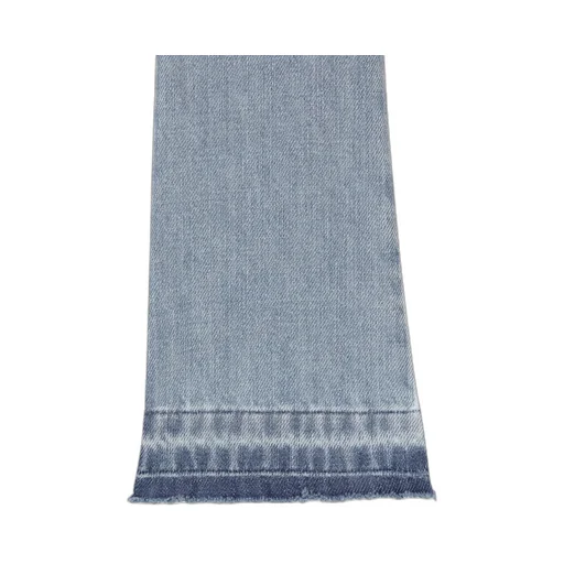 Branded Tag Flared Jeans