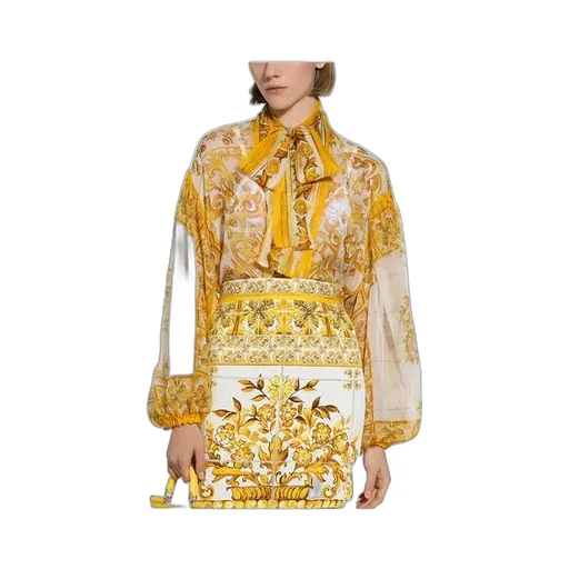 Majolica-Printed Top