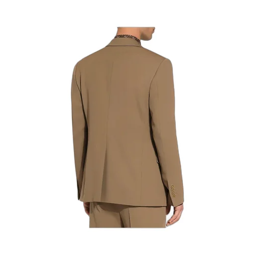 Double-Breasted Gabardine Jacket