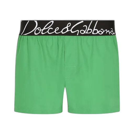 Logo-Waistband Swim Trunks