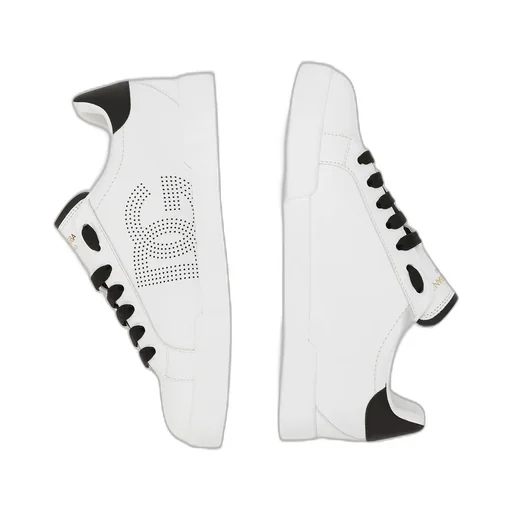 Portofino Dg Logo Perforated Sneakers