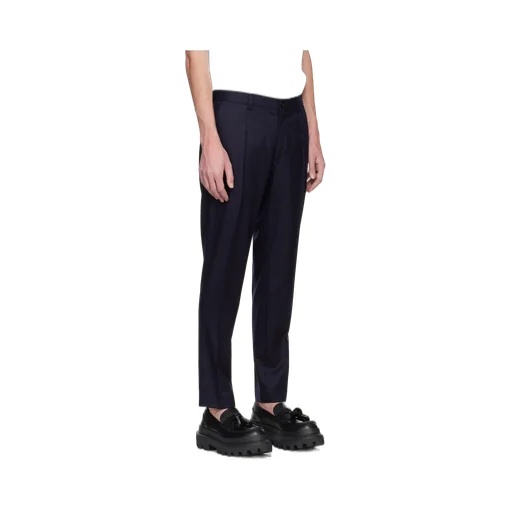 Straight-Leg Virgin Wool Trousers