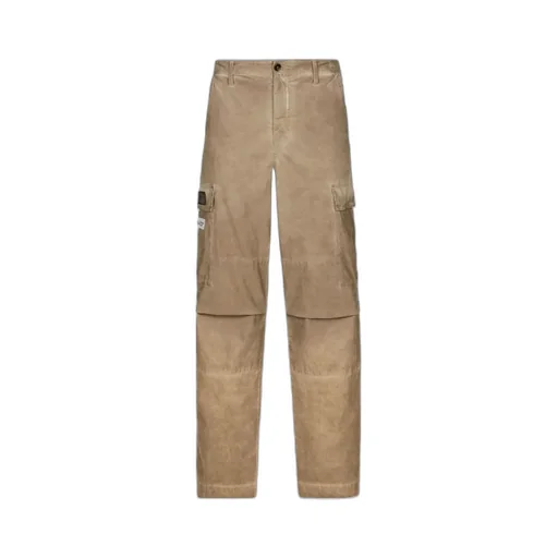 Wide Leg Cargo Trousers