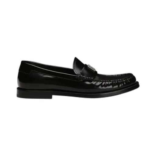 Logo Plaque Loafers