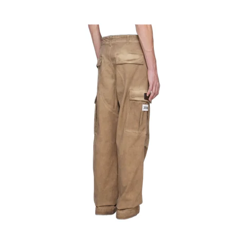 Wide Leg Cargo Trousers