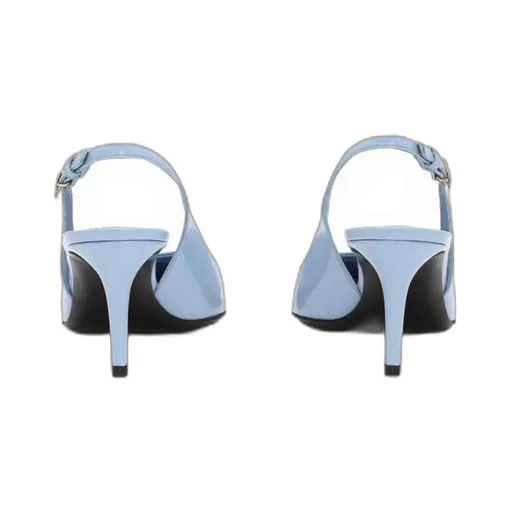 Dg Logo Plaque Slingback Pumps