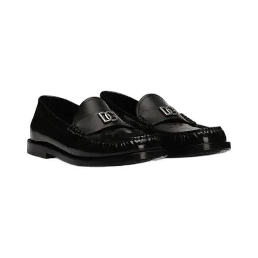 Logo Plaque Loafers