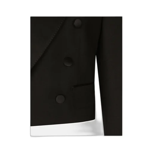 Double Breasted Cropped Jacket
