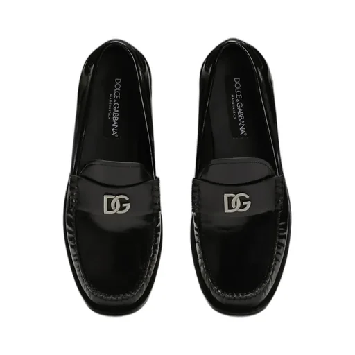 Logo Plaque Loafers