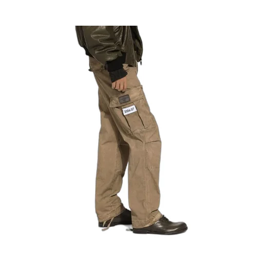 Wide Leg Cargo Trousers