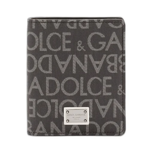 Coated Jacquard Bifold Card Holder