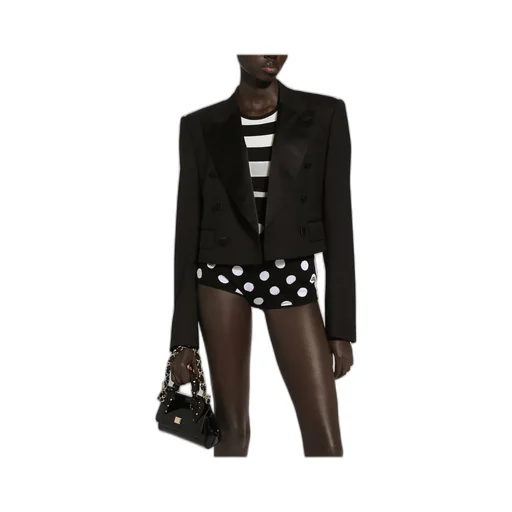 Double Breasted Cropped Jacket