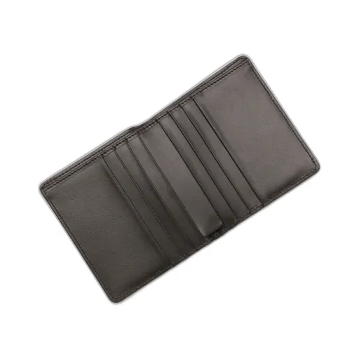 Coated Jacquard Bifold Card Holder